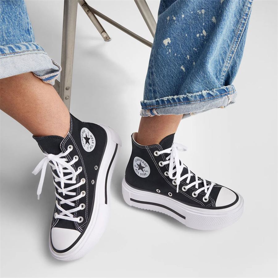 Chuck Taylor All Star Lift Double Stack sneakers alte platform da donna Converse | A12975CX