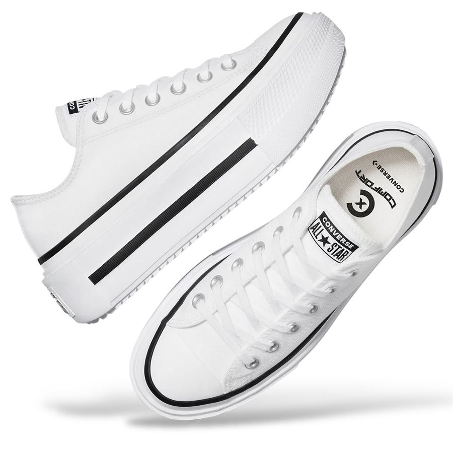 Chuck Taylor All Star Lift Double Stack Platform sneakers da donna Converse | A15491CX