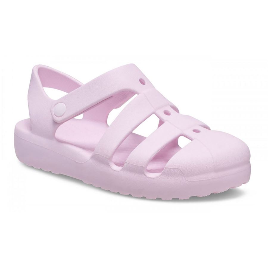 Classic Fisherman K sandalo da bambina Crocs | 210625PIMK