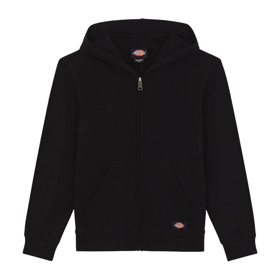 Felpa con cappuccio ezip terry da bambini Dickies | DK0A4Z6WBLK
