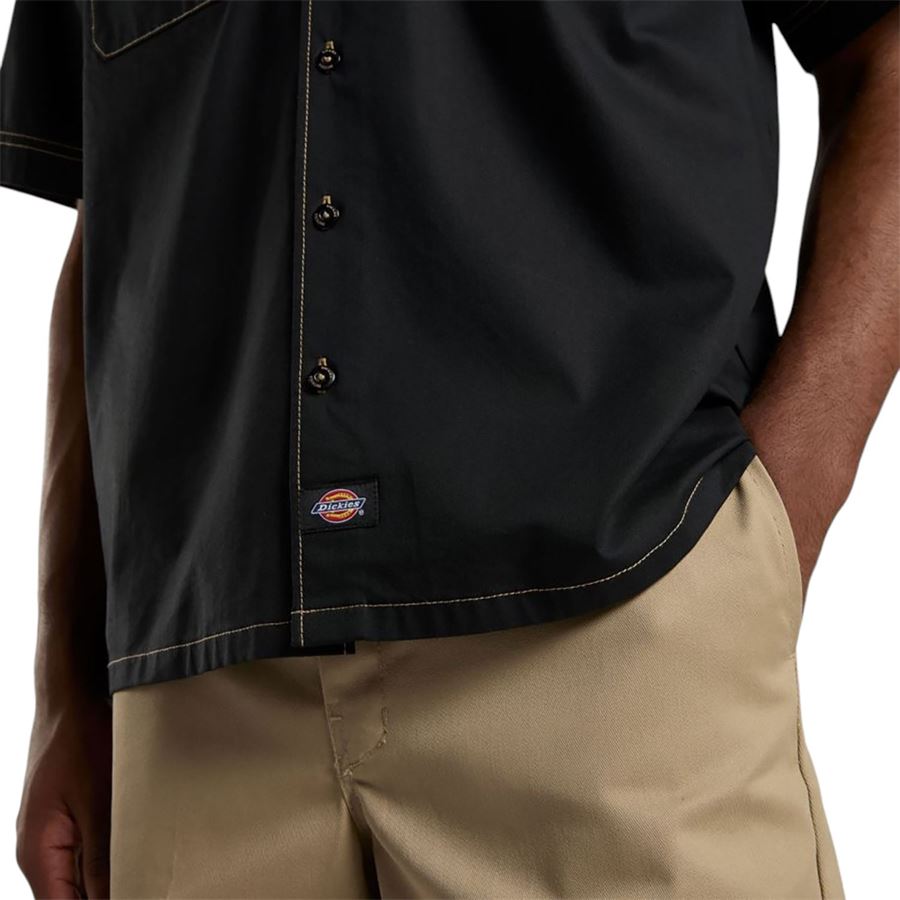 Riverbend Work Shirt camicia a maniche corte da uomo Dickies | DK0A4Z7RBLK