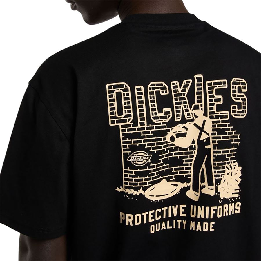 Bricklane t-shirt a manica corta da uomo Dickies | DK0A4Z8RBLK