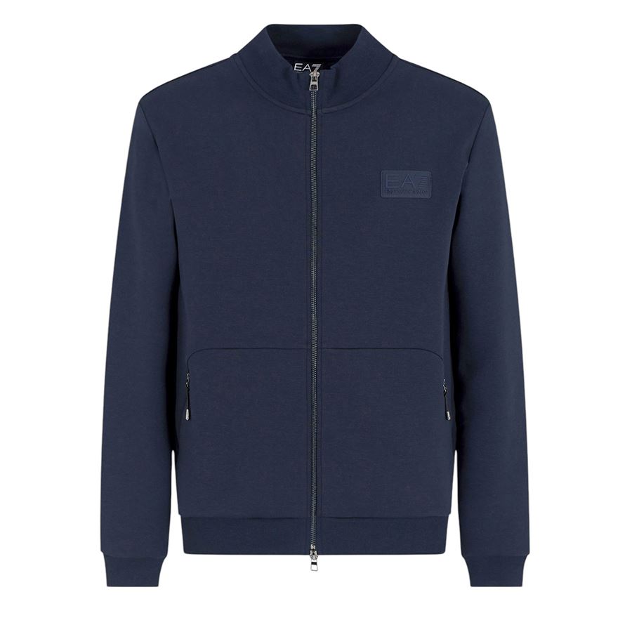Felpa Lux Identity in interlock di misto cotone da uomo EA7 | 7M000093UB102