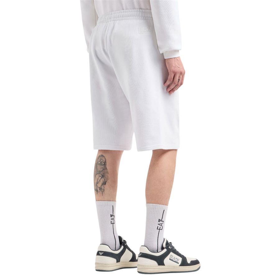 Bermuda Logo Series in cotone organico shorts da uomo EA7 | 7M000153U0002