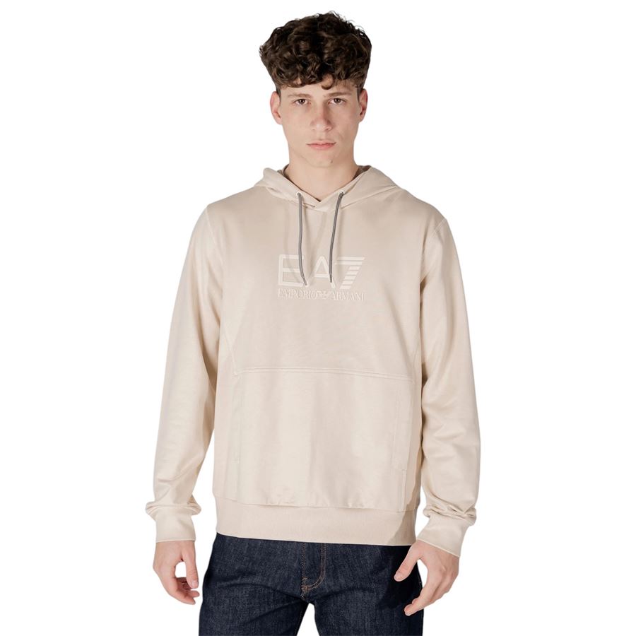 Felpa con cappuccio Visibility in cotone da uomo EA7 | 7M000230U1079
