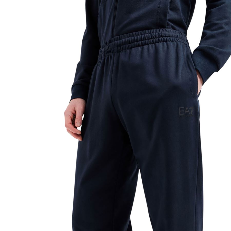 Tuta full zip Visibility in cotone da uomo EA7 | 7M000235UB102