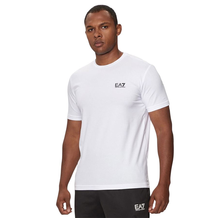 T-shirt Core Identity in jersey di cotone stretch da uomo EA7 | 8NPT261100