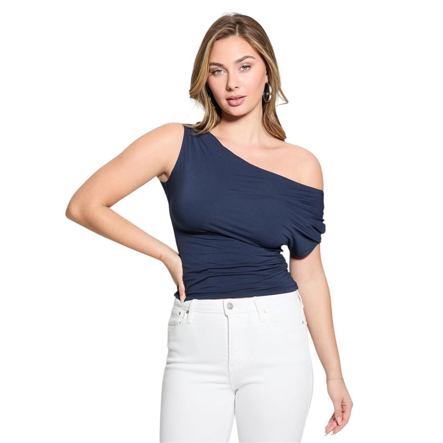SS Dolman Top stretch a spalle scoperte da donna Guess | W5GP46/KACM2G7P1