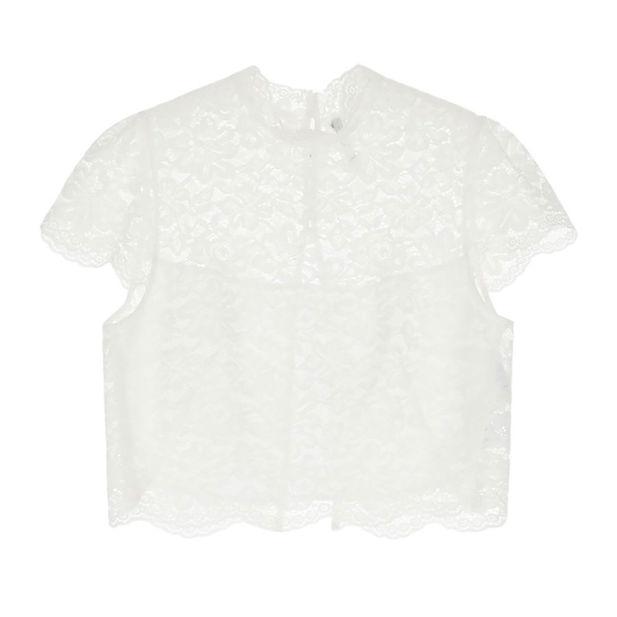T-shirt Top con maniche corte in pizzo da donna Imperial | RIF2JMD1140