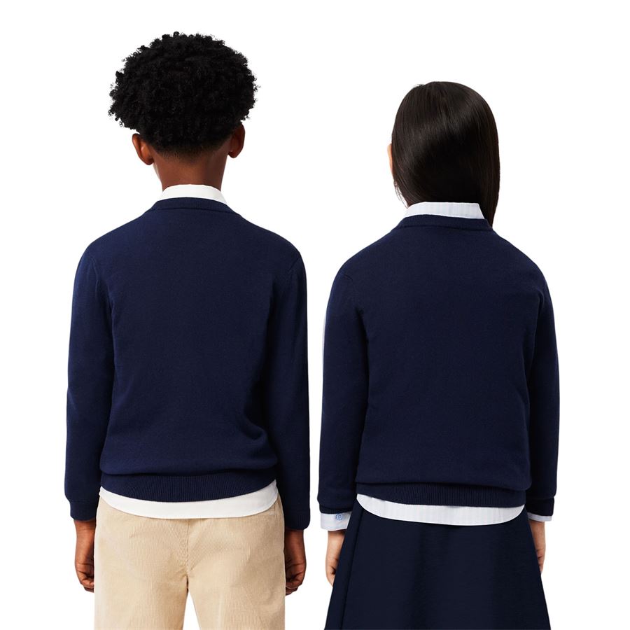 Maglione in misto lana merino e cotone da bambino Lacoste | AJ1121166