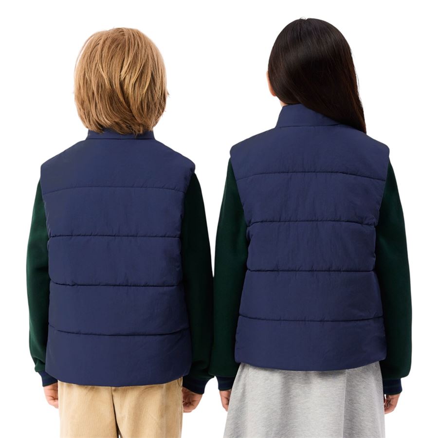 Piumino senza maniche in taffetà da bambino Lacoste | BJ3521166