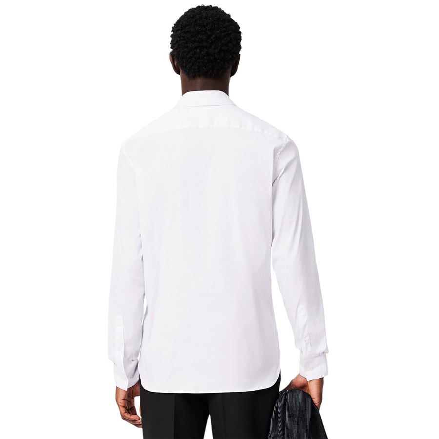 Camicia in popeline stretch slim fit da uomo Lacoste | CH5253001