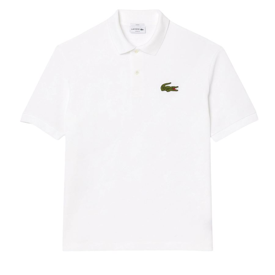 Polo a manica corta loose fit in piqué con stemma L.12.12 uomo donna Lacoste | PH2751001