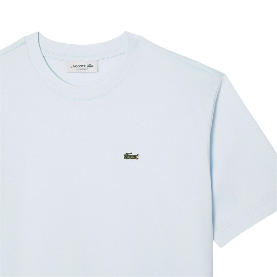 T-shirt a manica corta da donna in morbido cotone relaxed fit Lacoste | TF7215T01