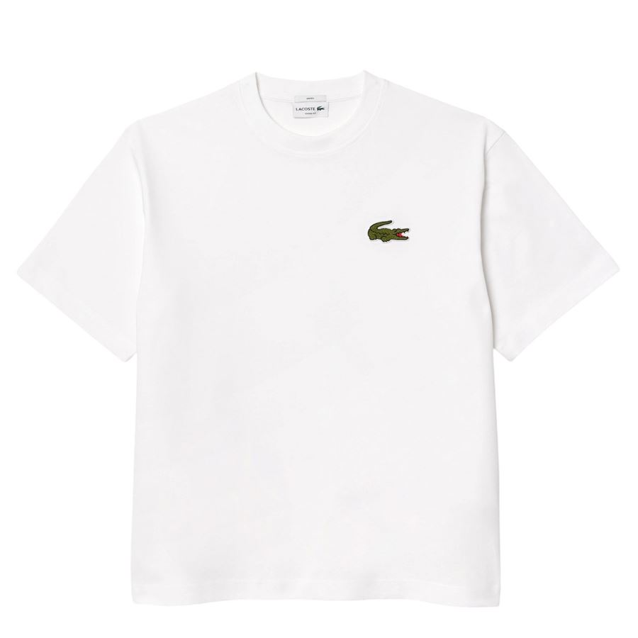 T-shirt in cotone pesante con stemma loose fit Lacoste | TH2745001
