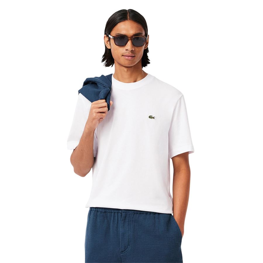 T-shirt a manica corta da uomo in cotone Lacoste | TH7318001