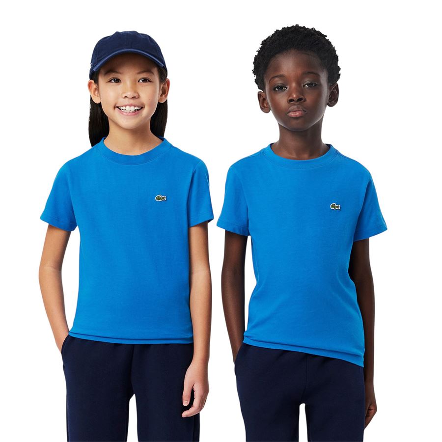 T-shirt manica corta in cotone da bambini Lacoste | TJ11223D3X