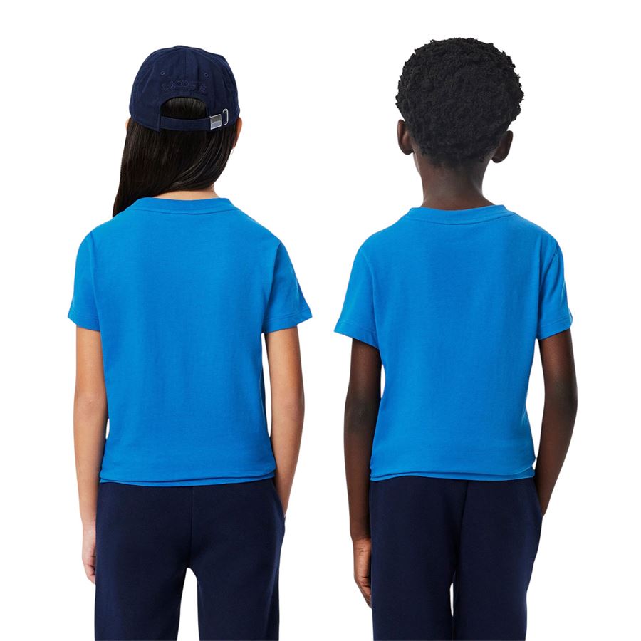 T-shirt manica corta in cotone da bambini Lacoste | TJ11223D3X