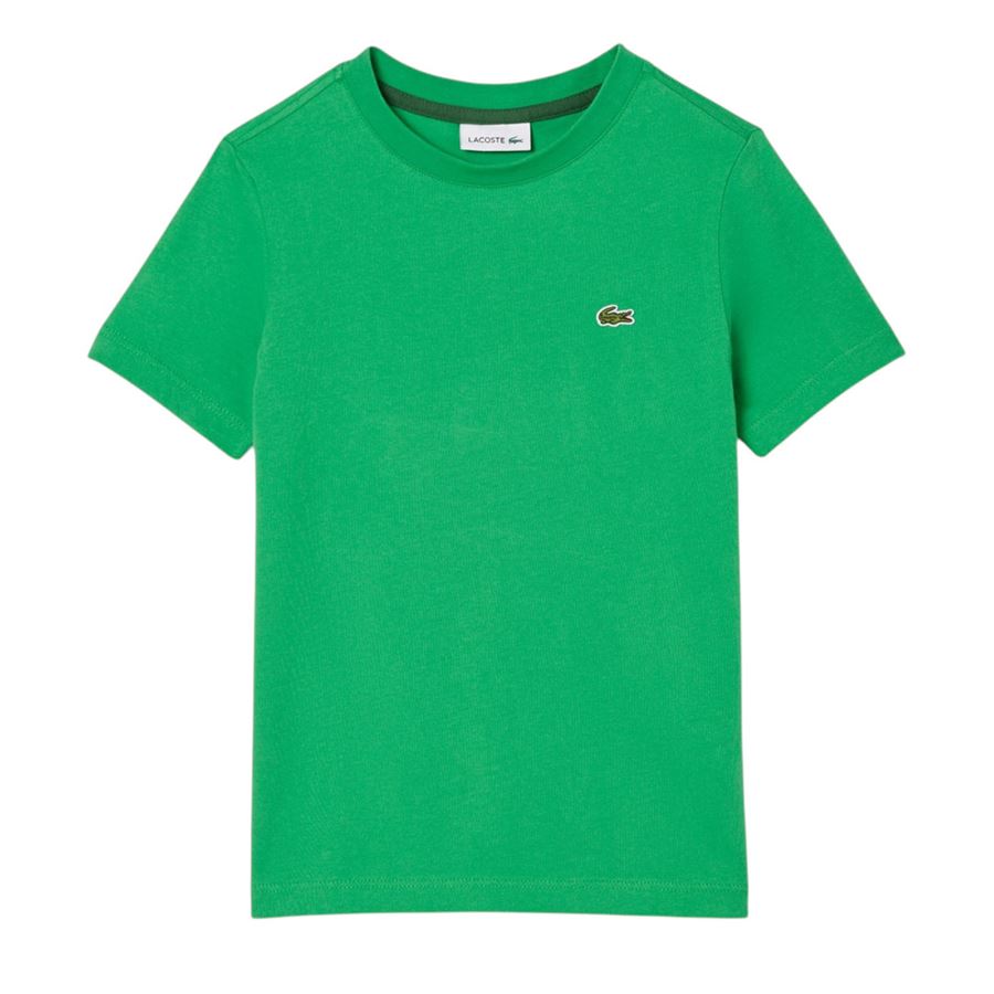 T-shirt manica corta in cotone da bambini Lacoste | TJ1122SIWX
