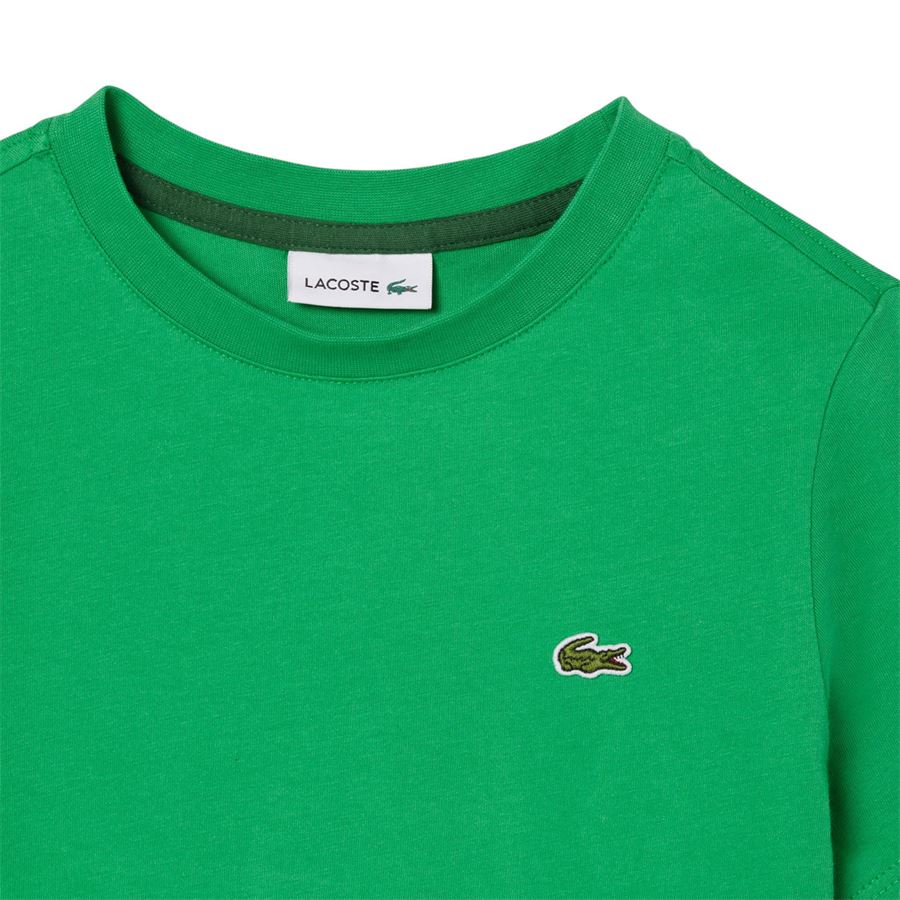 T-shirt manica corta in cotone da bambini Lacoste | TJ1122SIWX