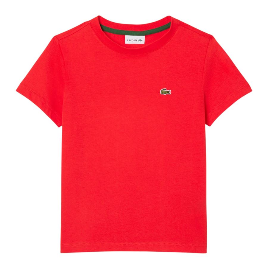 T-shirt manica corta in cotone da bambini Lacoste | TJ1122ZBGX