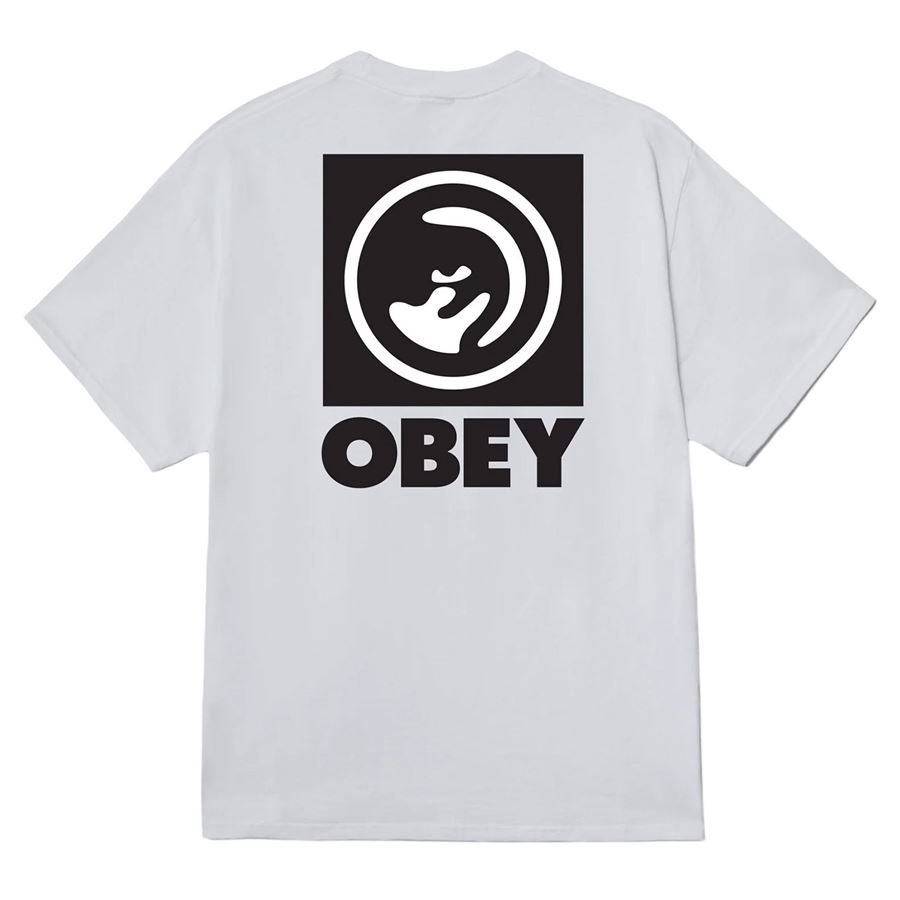 Obey Bold Eye Classic T-shirt a manica corta da uomo Obey | 165264051WHT