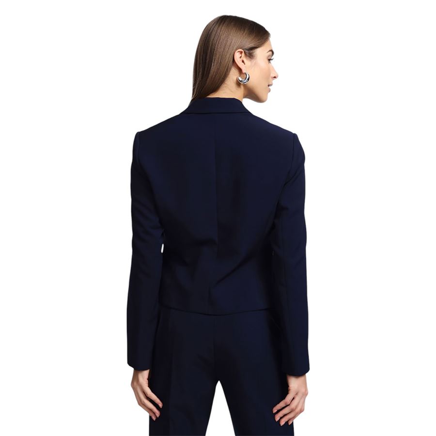 Blazer corto con bottoni e tasche a contrasto da donna Please | J493RANITA1650