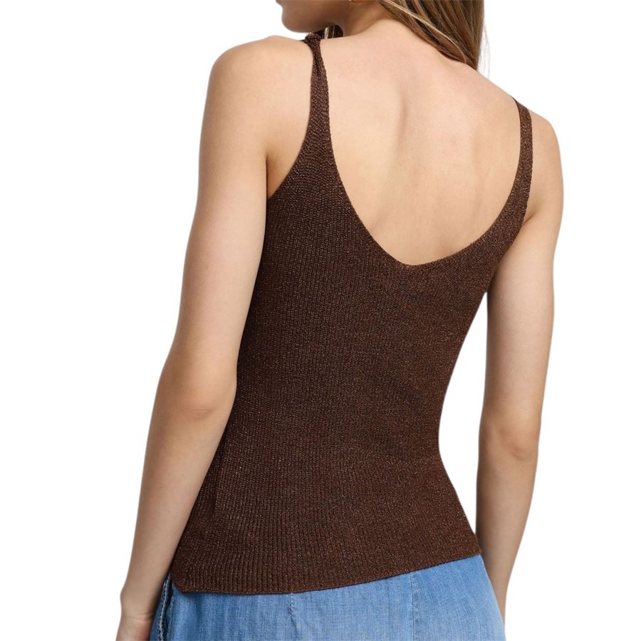 Top con spalline e scollo a v da donna Please | R8510PU1451854