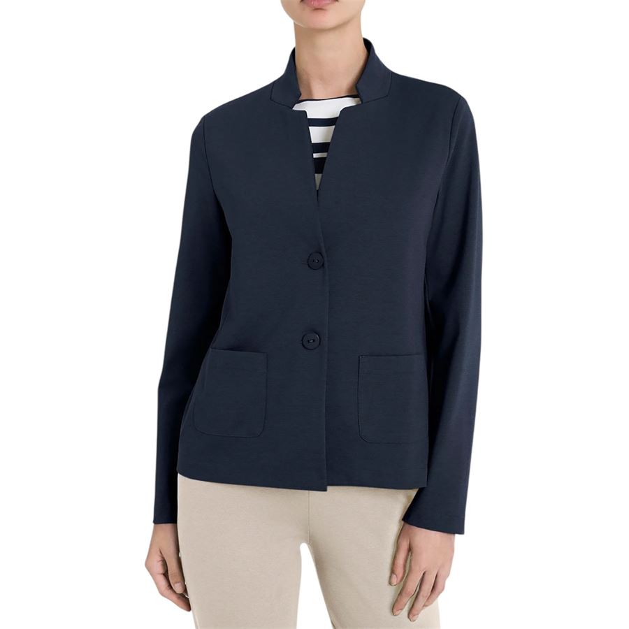 Blazer corto con revers alzato in Compact Light da donna Ragno | DC70G9078