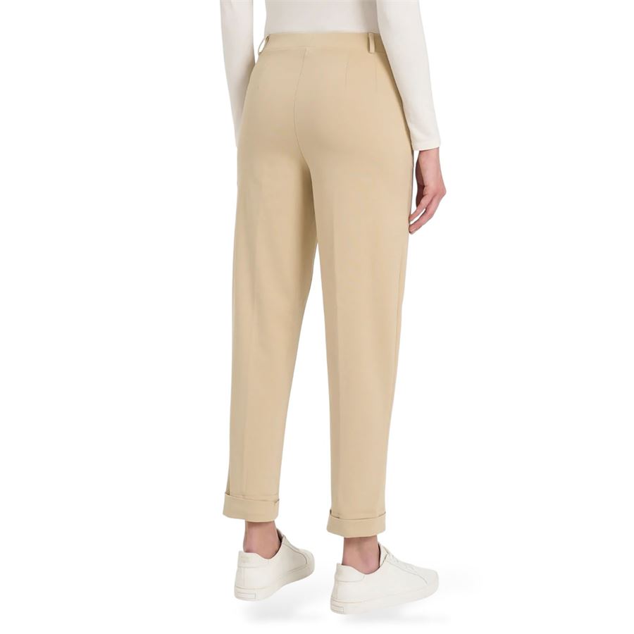 Pantalone a carota con tasche in Compact Light da donna Ragno | DC70PF868