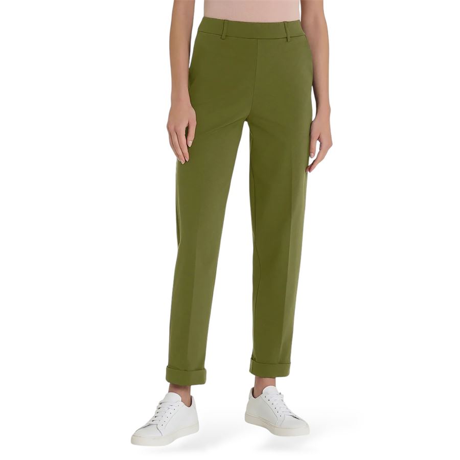 Pantalone a carota con tasche in Compact Light da donna Ragno | DC70PFA39