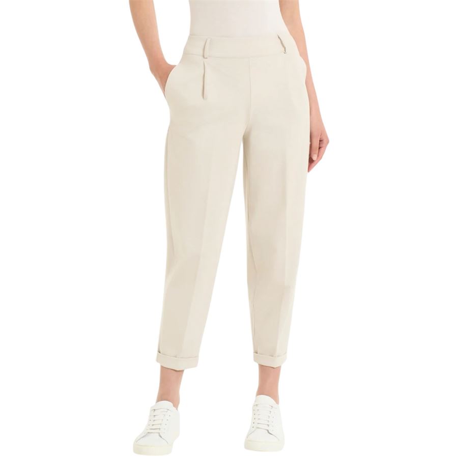 Pantalone a carota con tasche in Compact Light da donna Ragno | DP40PF786