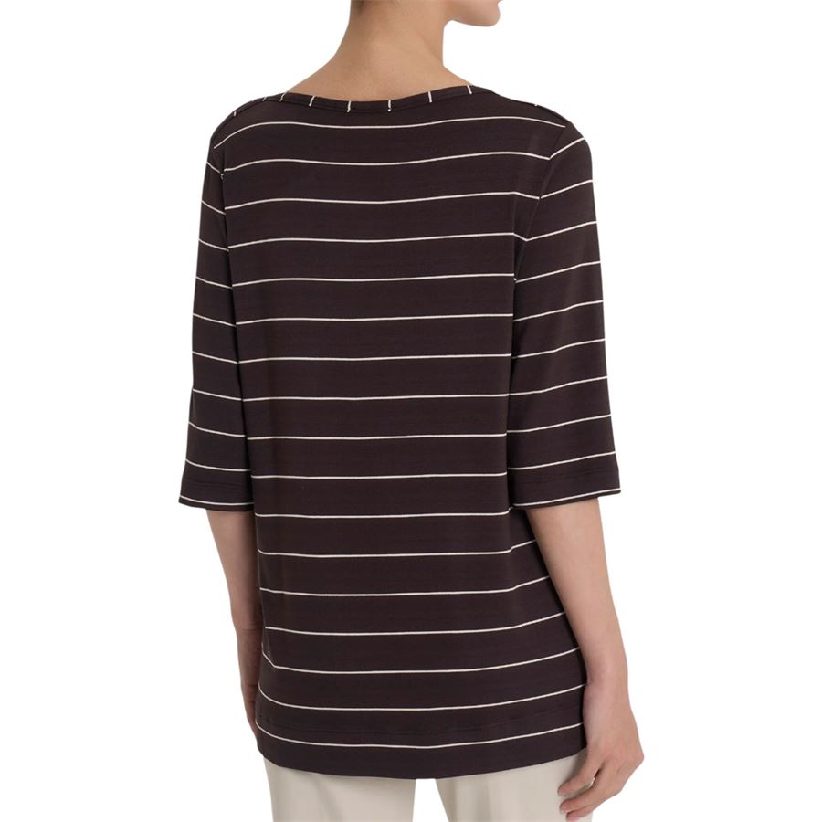 Maglietta soft con stripes spaziate in Viscosa Summer da donna Ragno | DP56TWB79F