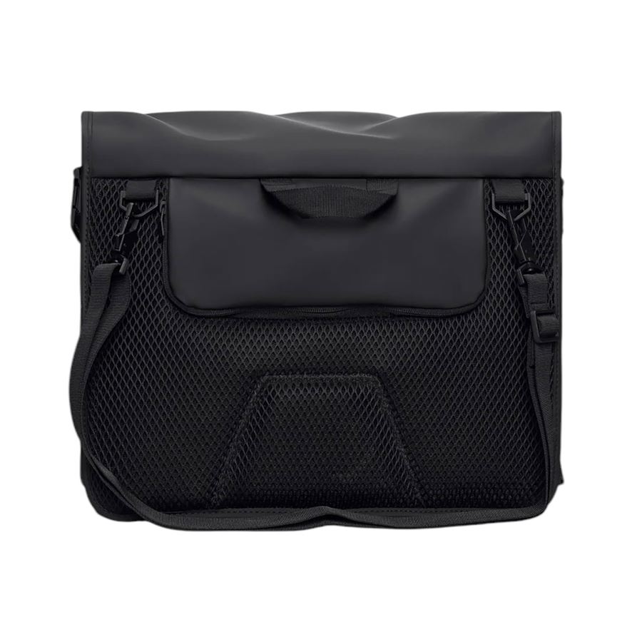 Trail Rolltop Messenger Bag borsa unisex uomo donna Rains | RA14490BLA