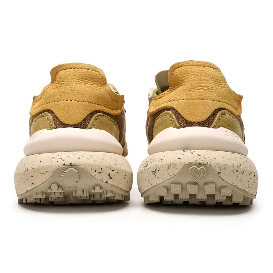 Chacrona Metta lino Whitewisp sneakers da uomo Satorisan | 110117ABROWN