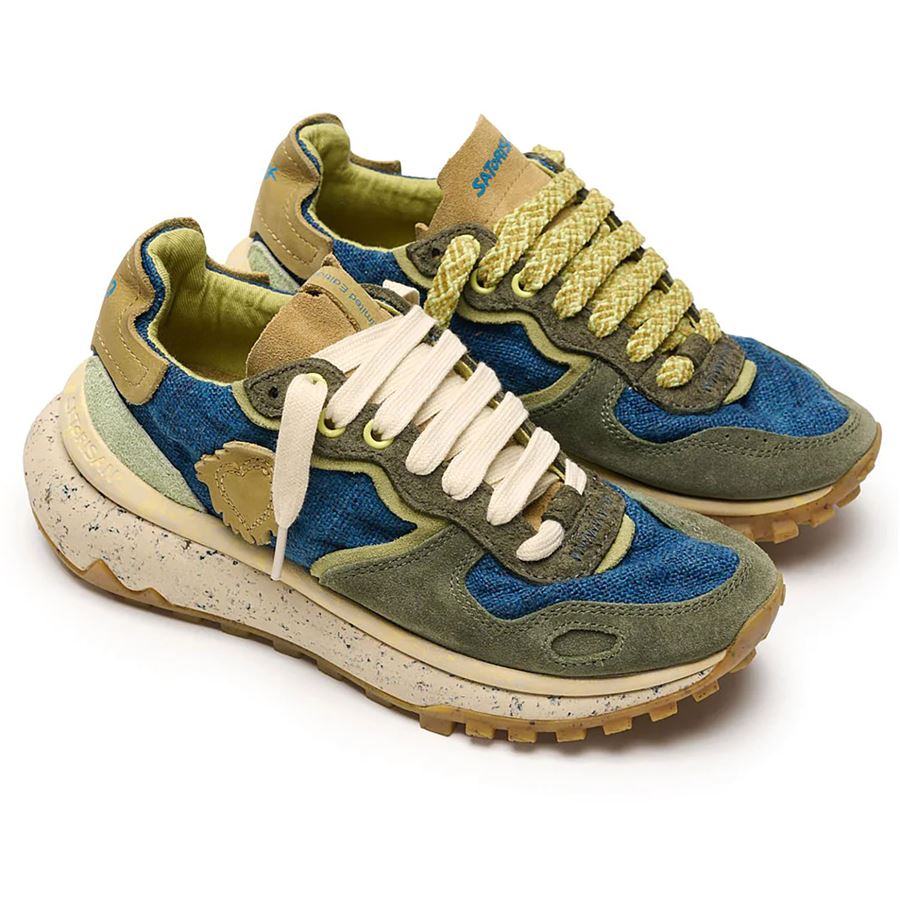 Chacrona Metta Hemp sneakers unisex uomo donna Satorisan | 110121AINDIGO