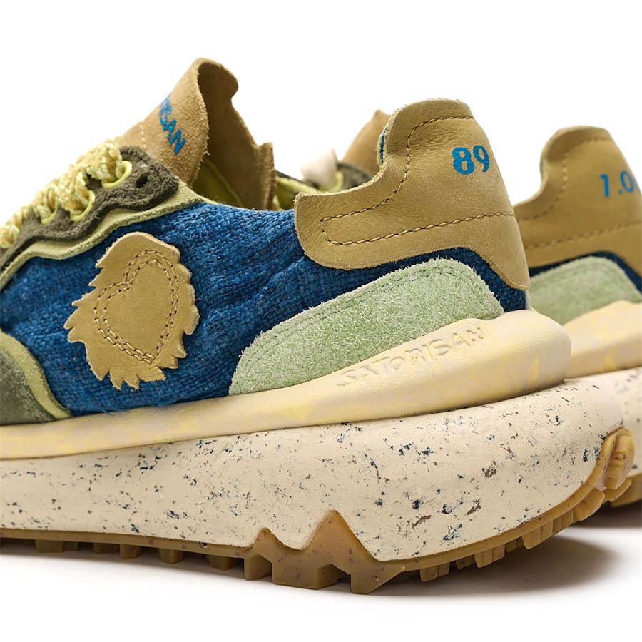 Chacrona Metta Hemp sneakers unisex uomo donna Satorisan | 110121AINDIGO