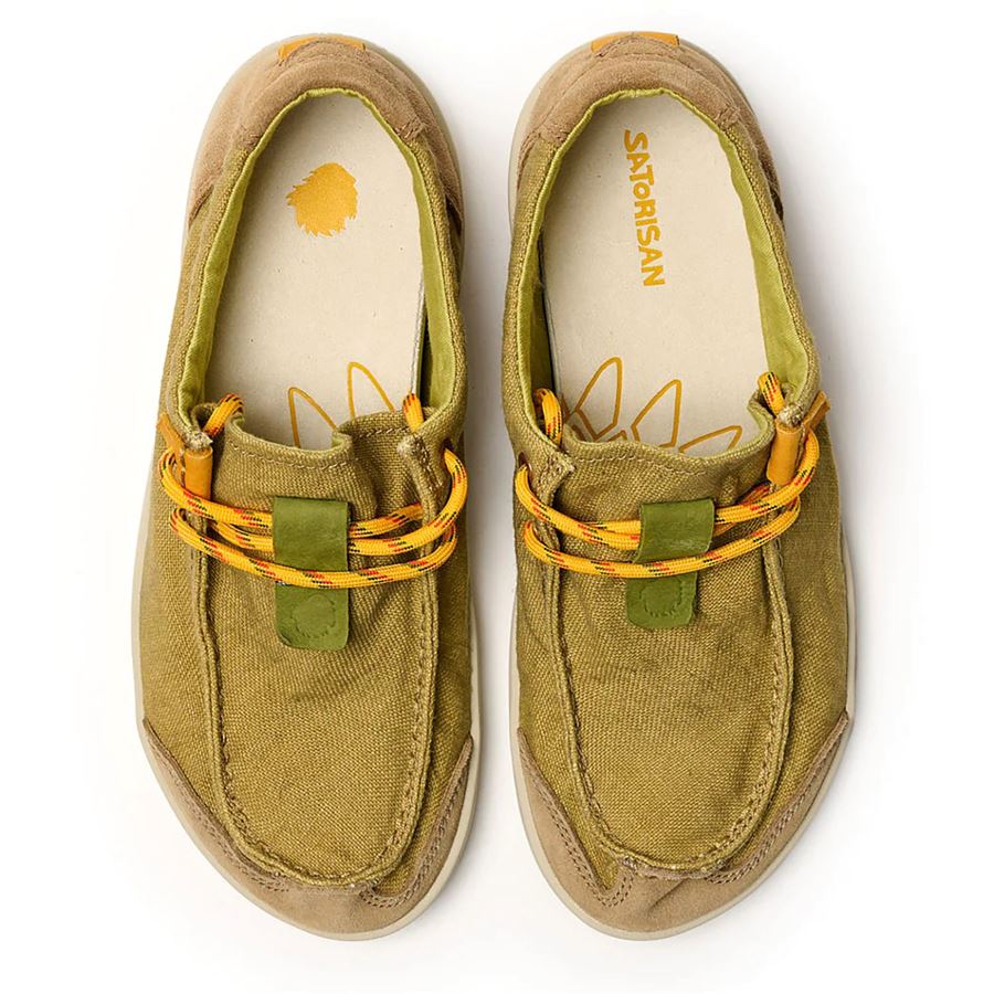 Kwahu Linen sneakers da uomo Satorisan | 110134AWHEATHEREDKHAKI