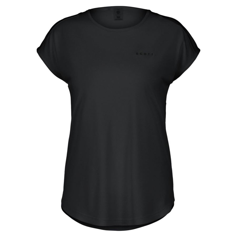Defined t-shirt da donna a maniche corte Scott | 289328BLCK