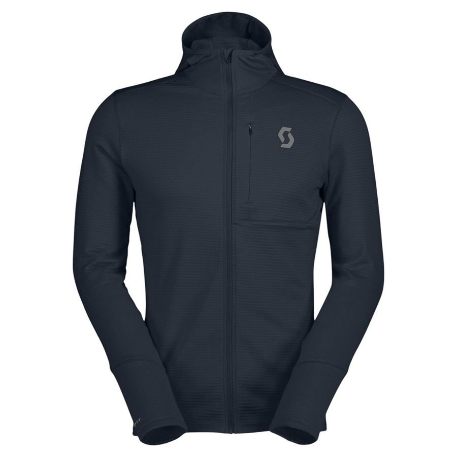 Felpa da uomo con cappuccio SCOTT Defined Light Scott | 414481DKBL