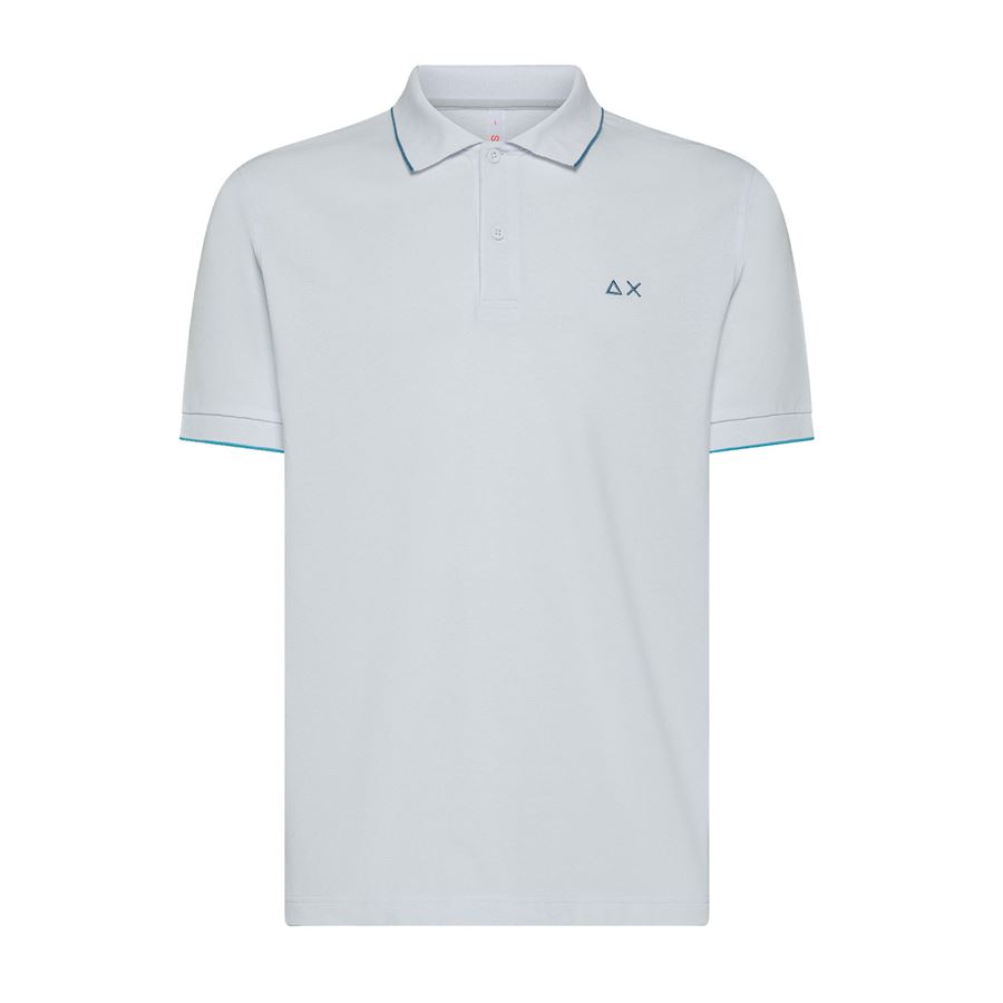 Polo Small Stripes On Collar S/s polo manica corta da uomo Sun68 | A3511001