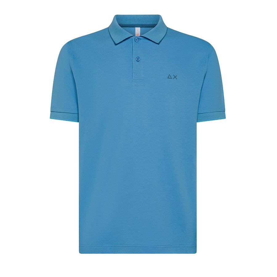 Polo Small Stripes On Collar S/s polo manica corta da uomo Sun68 | A3511056