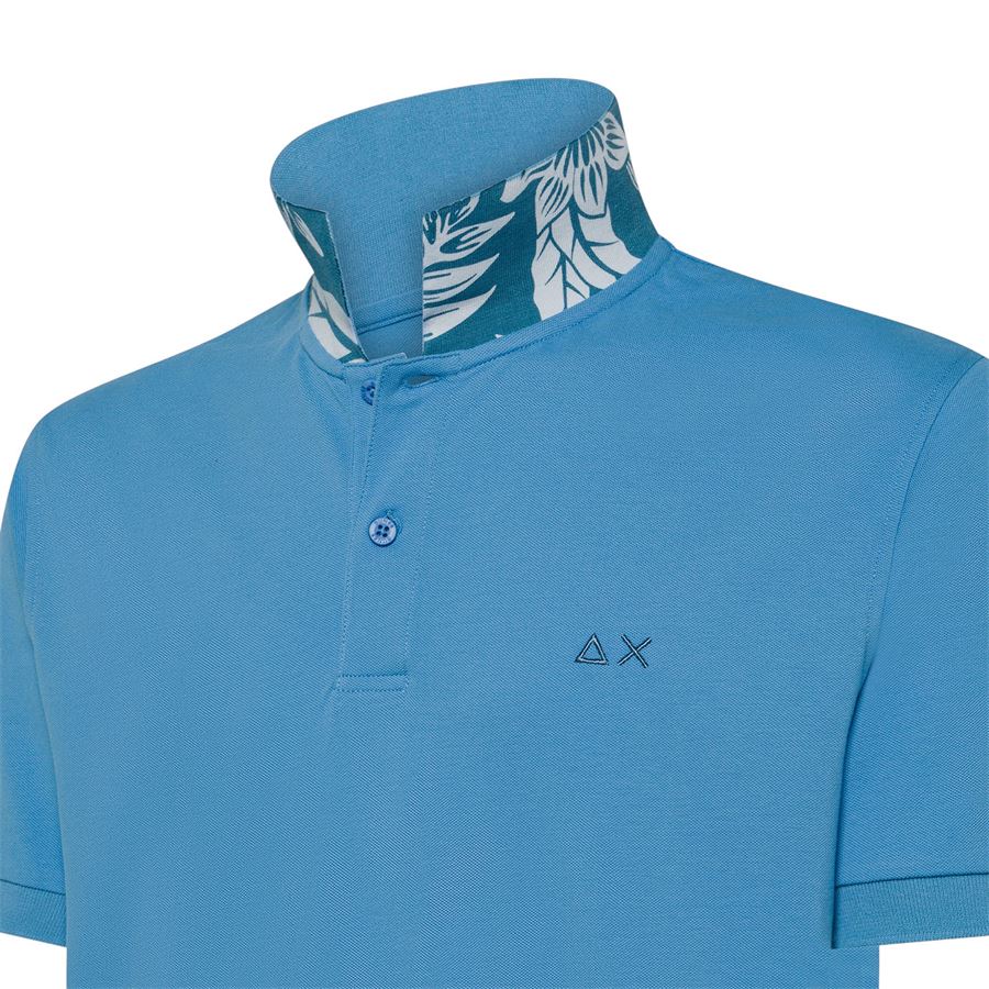 Polo Print Under Collar S/s polo manica corta da uomo Sun68 | A3511556