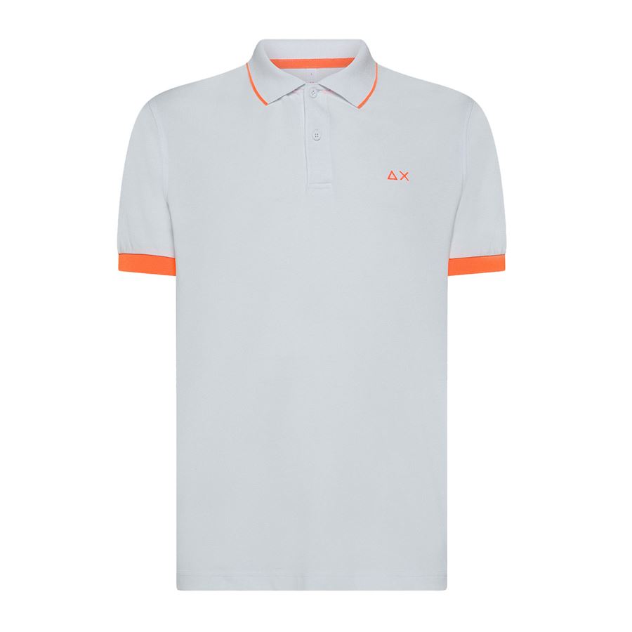 Polo Small Stripe Fluo S/s polo manica corta da uomo Sun68 | A3512001