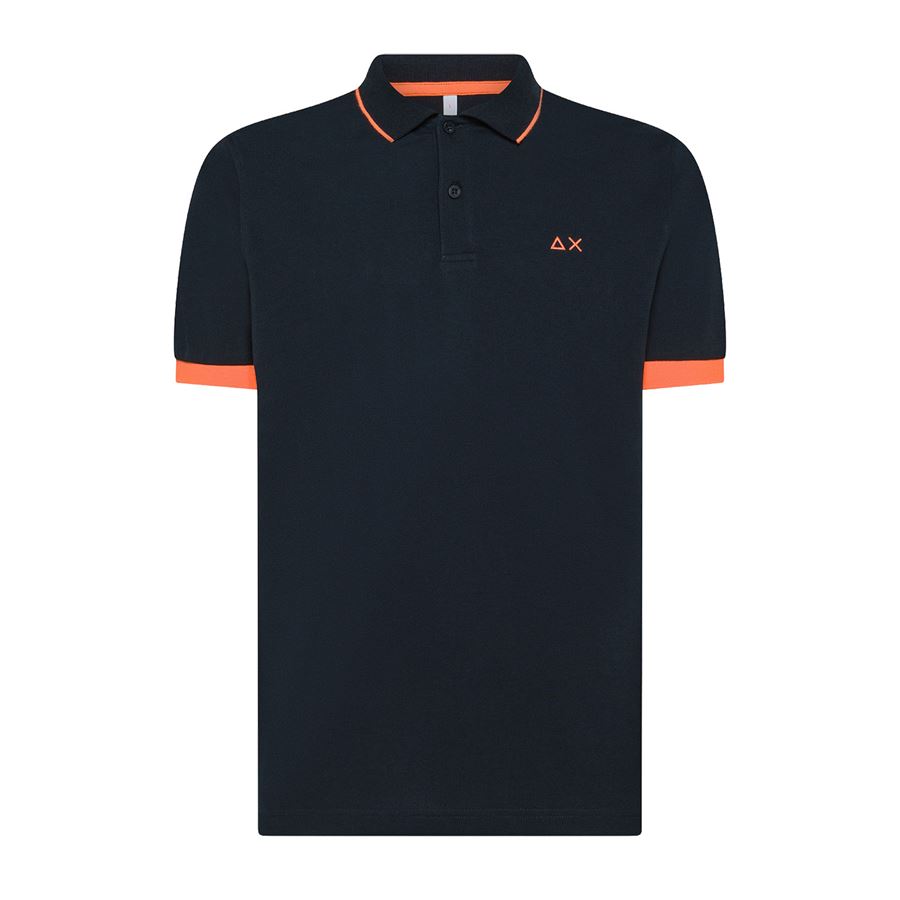 Polo Small Stripe Fluo S/s polo manica corta da uomo Sun68 | A3512007