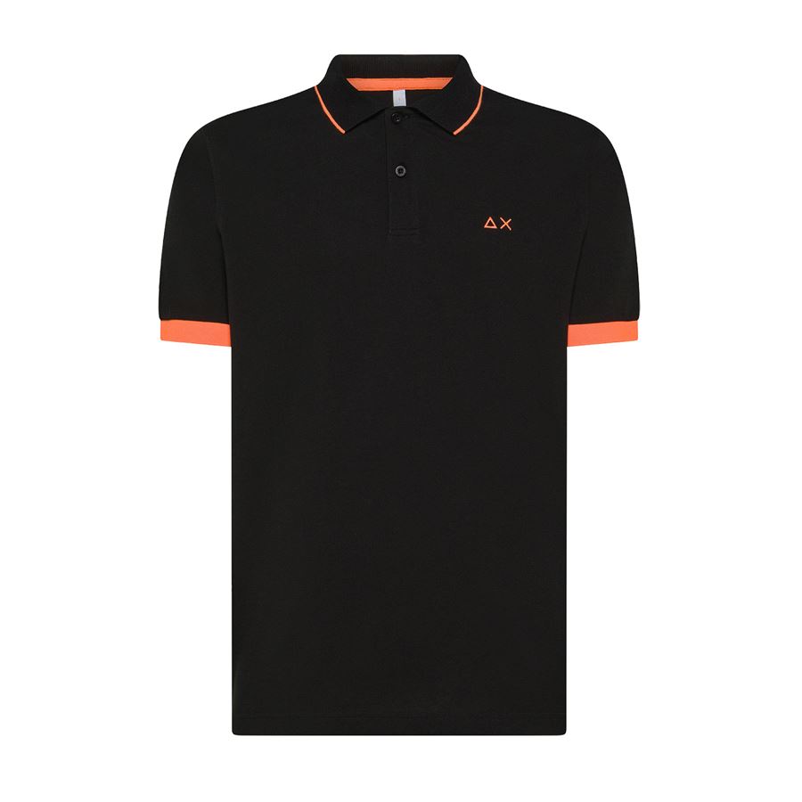 Polo Small Stripe Fluo S/s polo manica corta da uomo Sun68 | A3512011