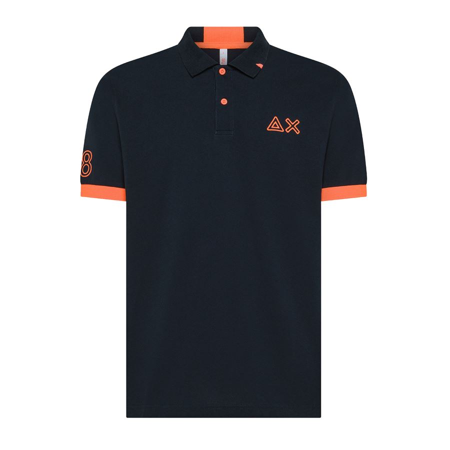 Polo Logo Fluo S/s polo manica corta da uomo Sun68 | A3512207