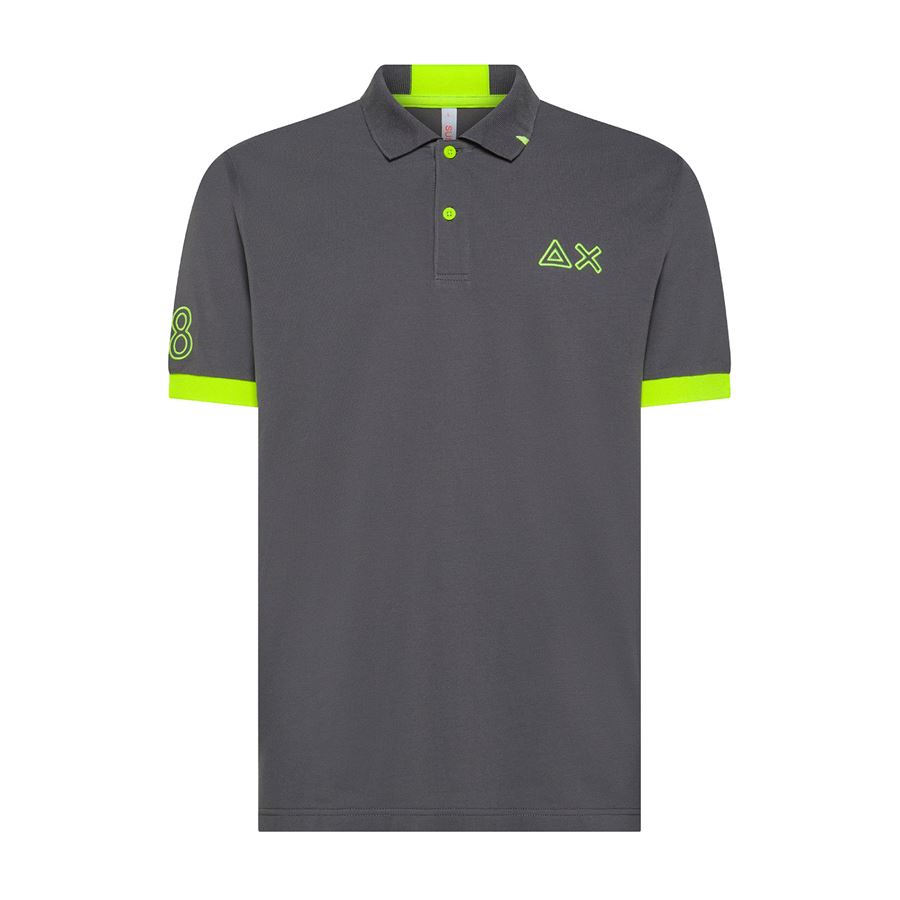Polo Logo Fluo S/s polo manica corta da uomo Sun68 | A3512299