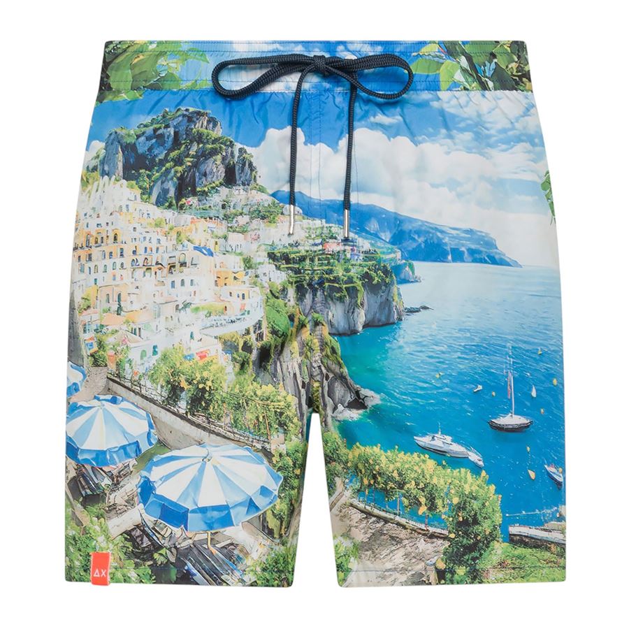 Swim Pant Landscape costume a pantaloncino da uomo con stampa Sun68 | H351185888