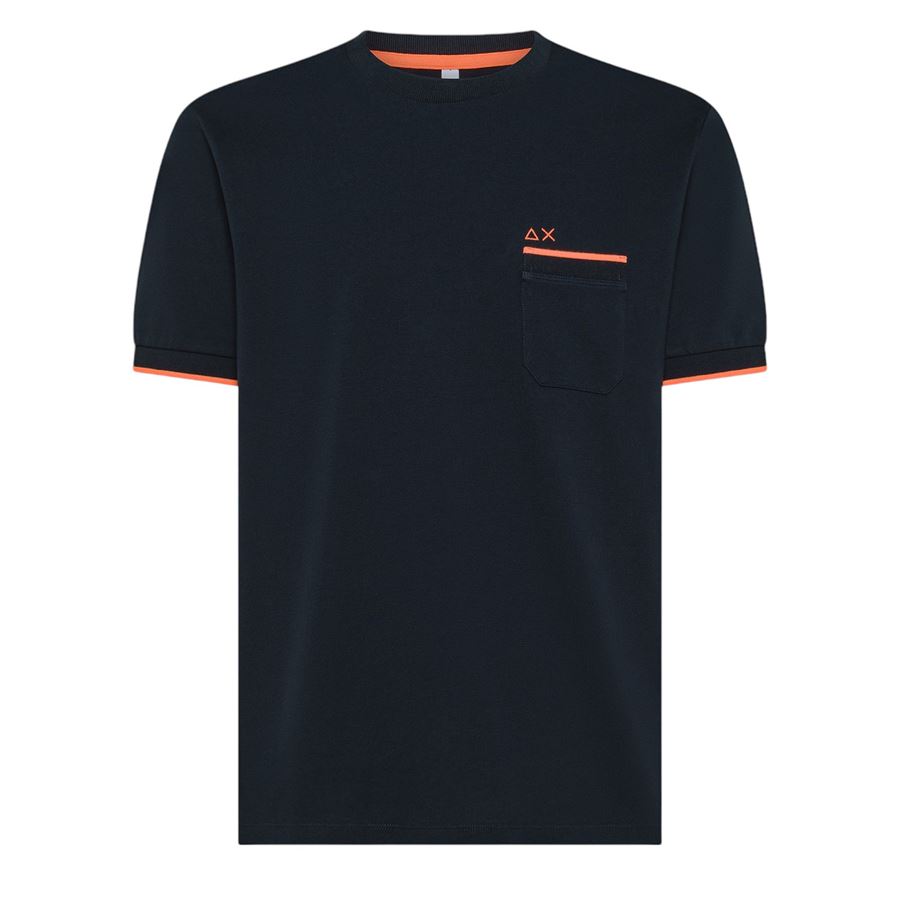 Piquet Small Stripe Fluo S/s t-shirt manica corta da uomo Sun68 | T3512407